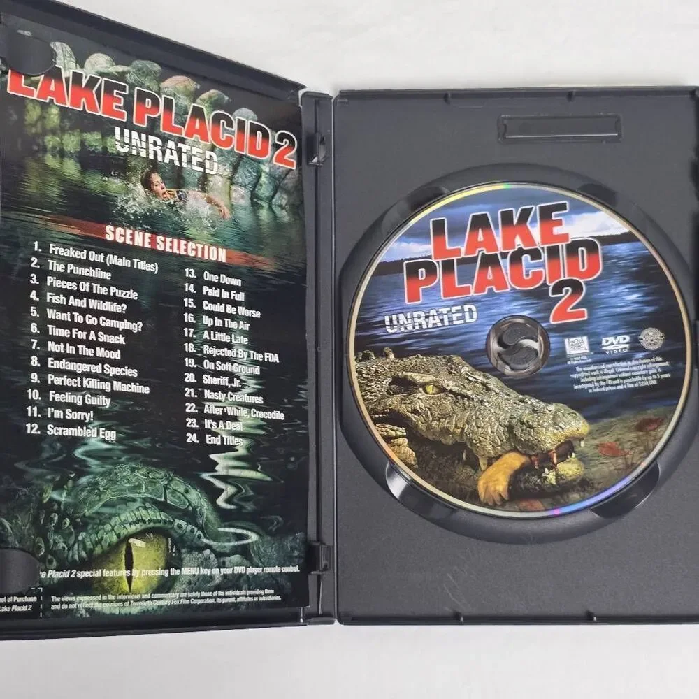 Lake Placid 2 DVD Unrated Horror